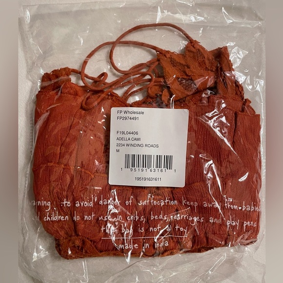 NWT Free People Adella Cami in Winding Roads Size M - Picture 7 of 8